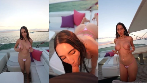 Izzy Green Gets Pounded on Boat Ride