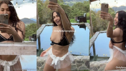 AngieSuz Outdoor Tease - Alluring Body Display